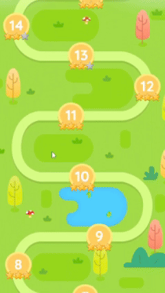 Level selector and stars